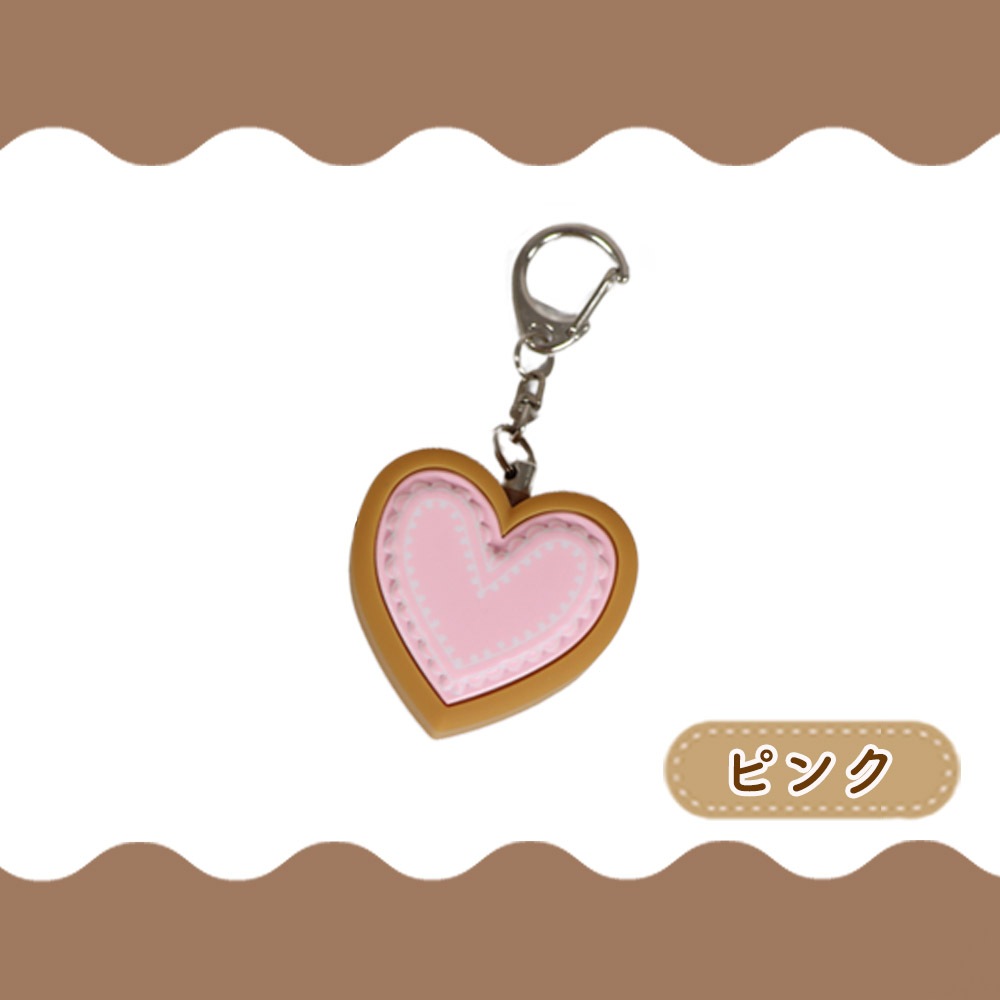 ピンクカラーのプリンセス防犯ブザーアイシングクッキー